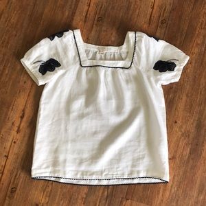 J Crew embroidered shirt